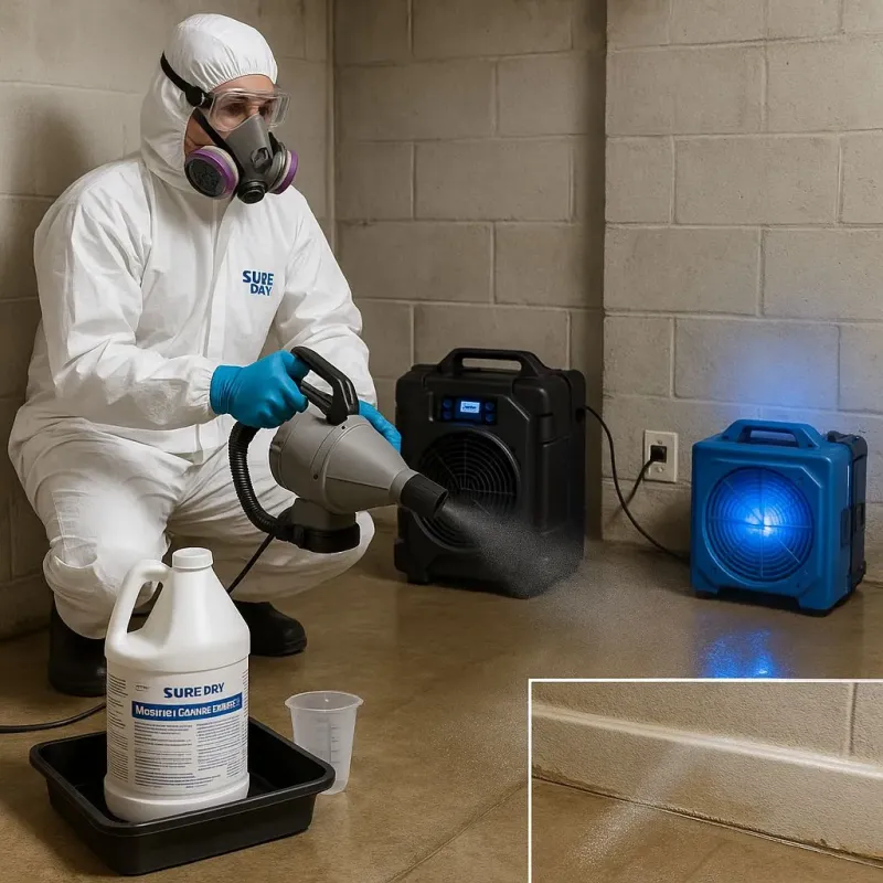 Sanitization and Odor Removal process in Hesperia, CA